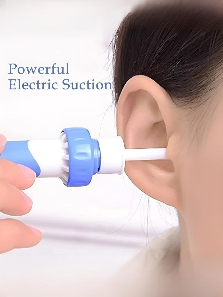 Portable Electric Ear Cleaner with LED Light Safe Ear Wax Removal Tool Kit Gentle Automatic Vacuum Ear Pick Cleanser - Image 3
